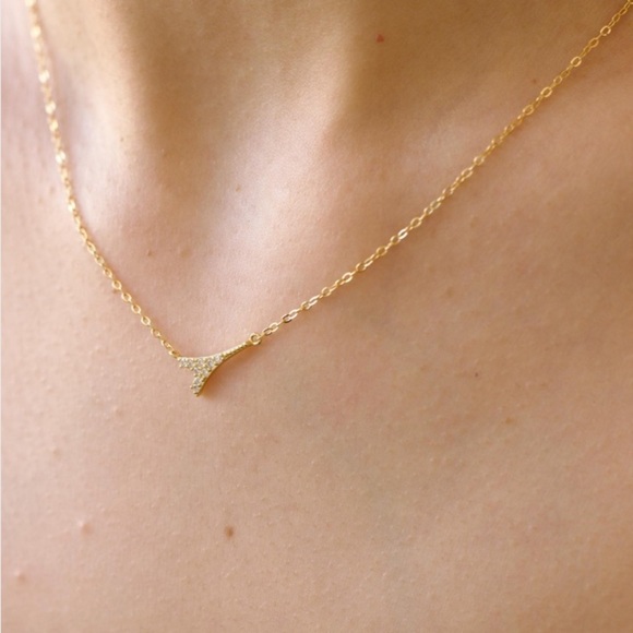 925 Sterling Silver Gold plated Eiffel Tower Pendant Necklace - Picture 4 of 7